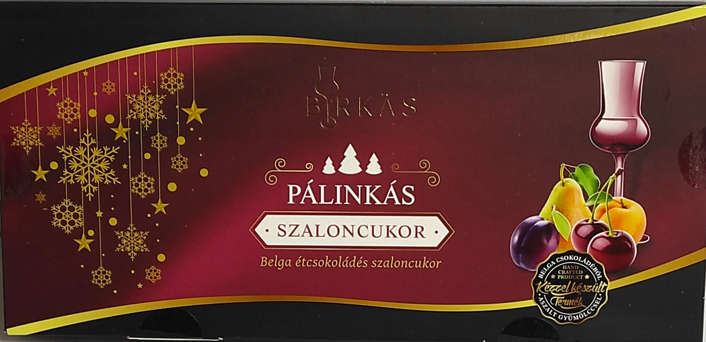 Birkás Pálinkás Szaloncukor Belga Étcsokoládéval 310g