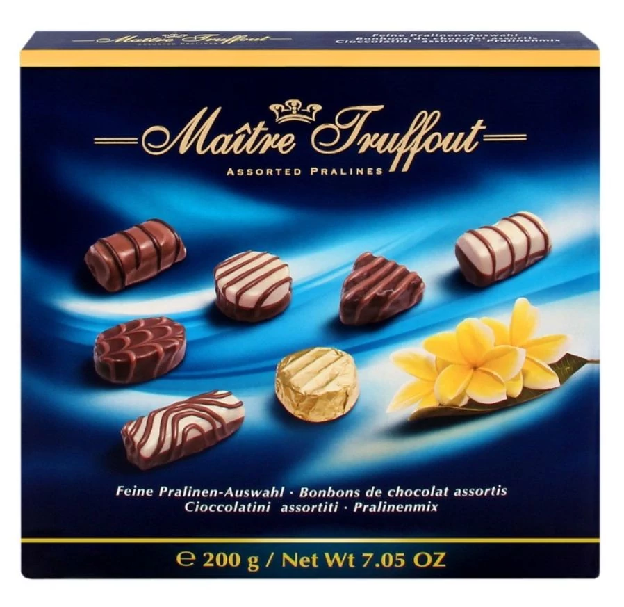 Maitre Truffout Praliné Válogatás Blue 200g