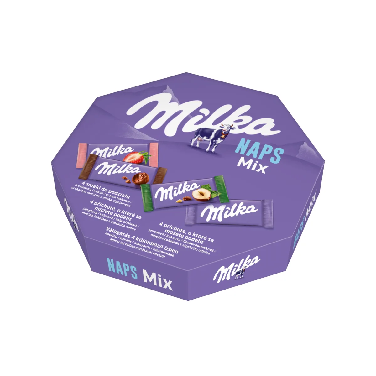 Milka Singles Mix Tejcsokoládé Válogatás 138g (27db)