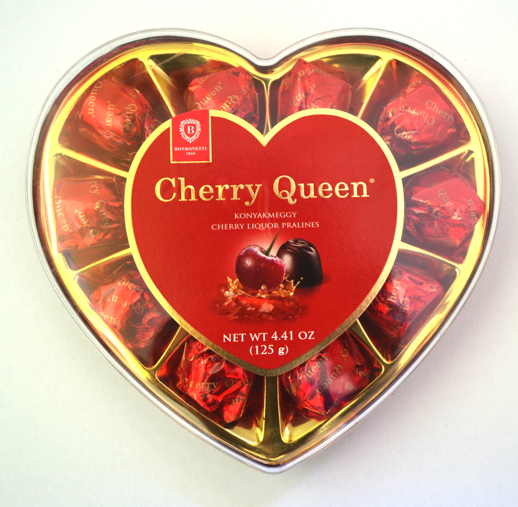 Cherry Queen Konyak Meggy Szívdoboz 125g 
