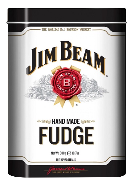 Jim Beam Whiskey-s Házi Készítésű Puha Karamella Fémdobozban 300g