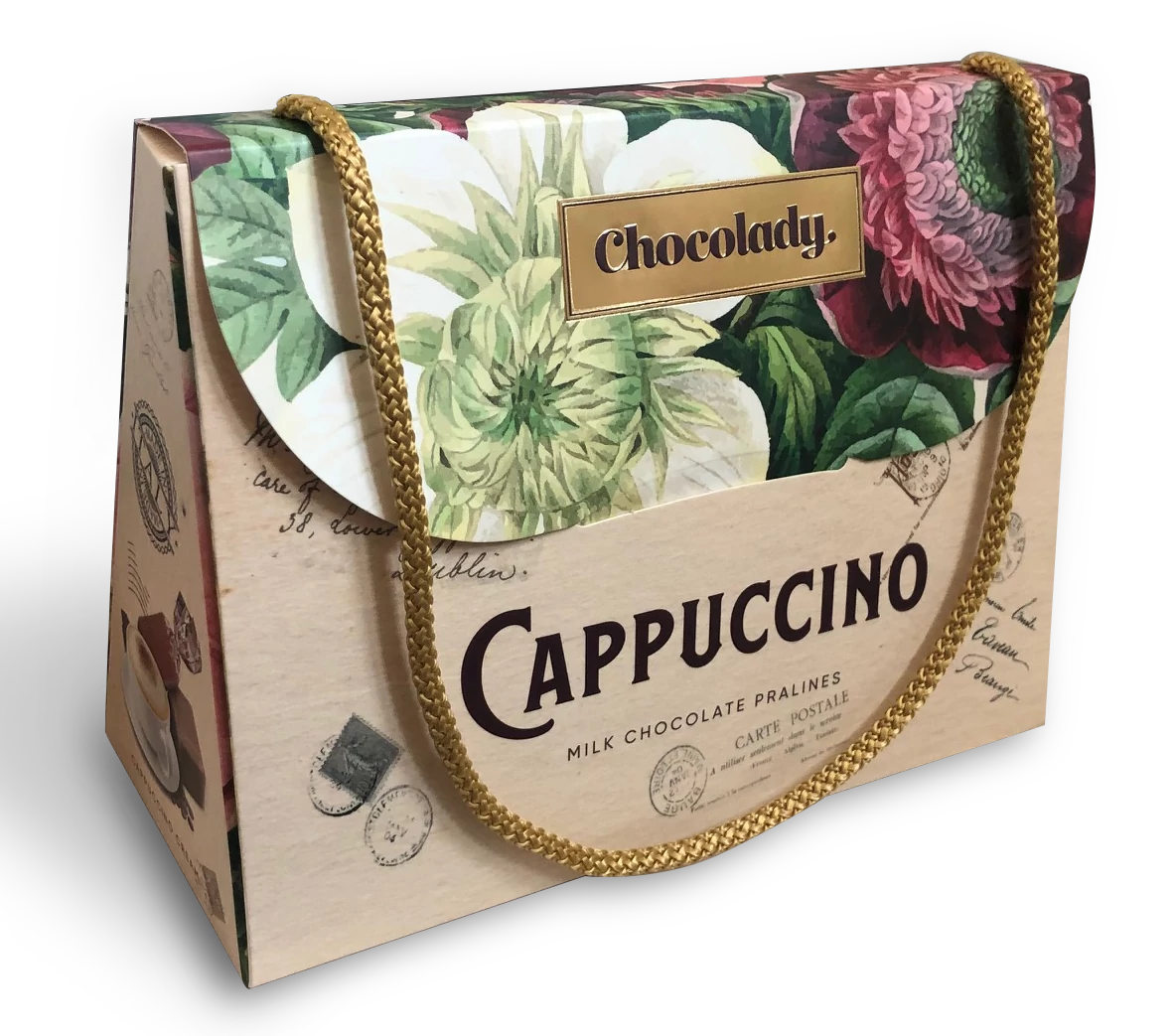 Chocolady Olasz Tejcsokoládé Praliné Cappuccino Ízű Krémmel 170g