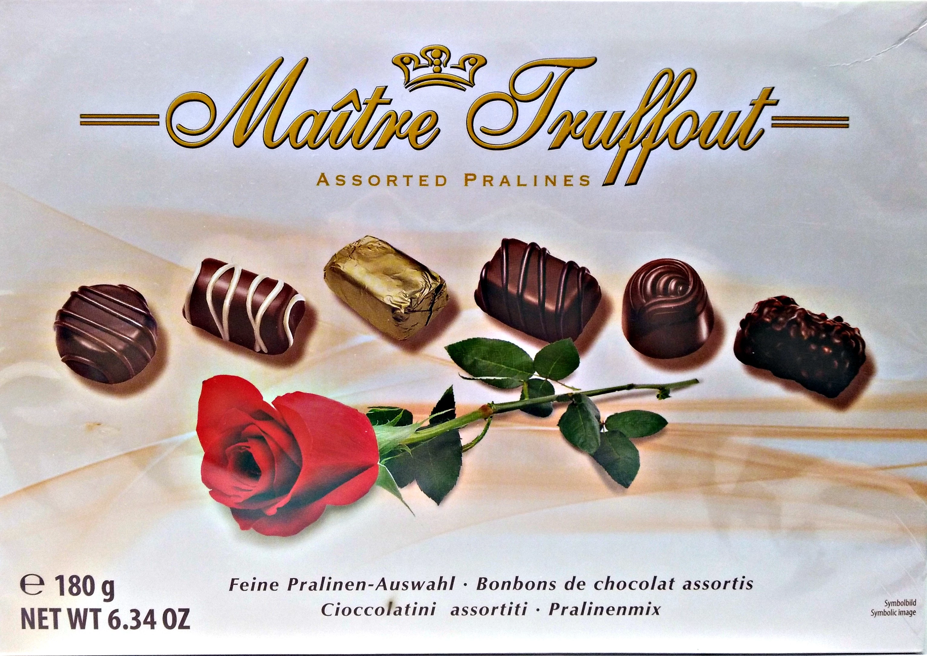 Maitre Truffout Válogatás Praliné 180g