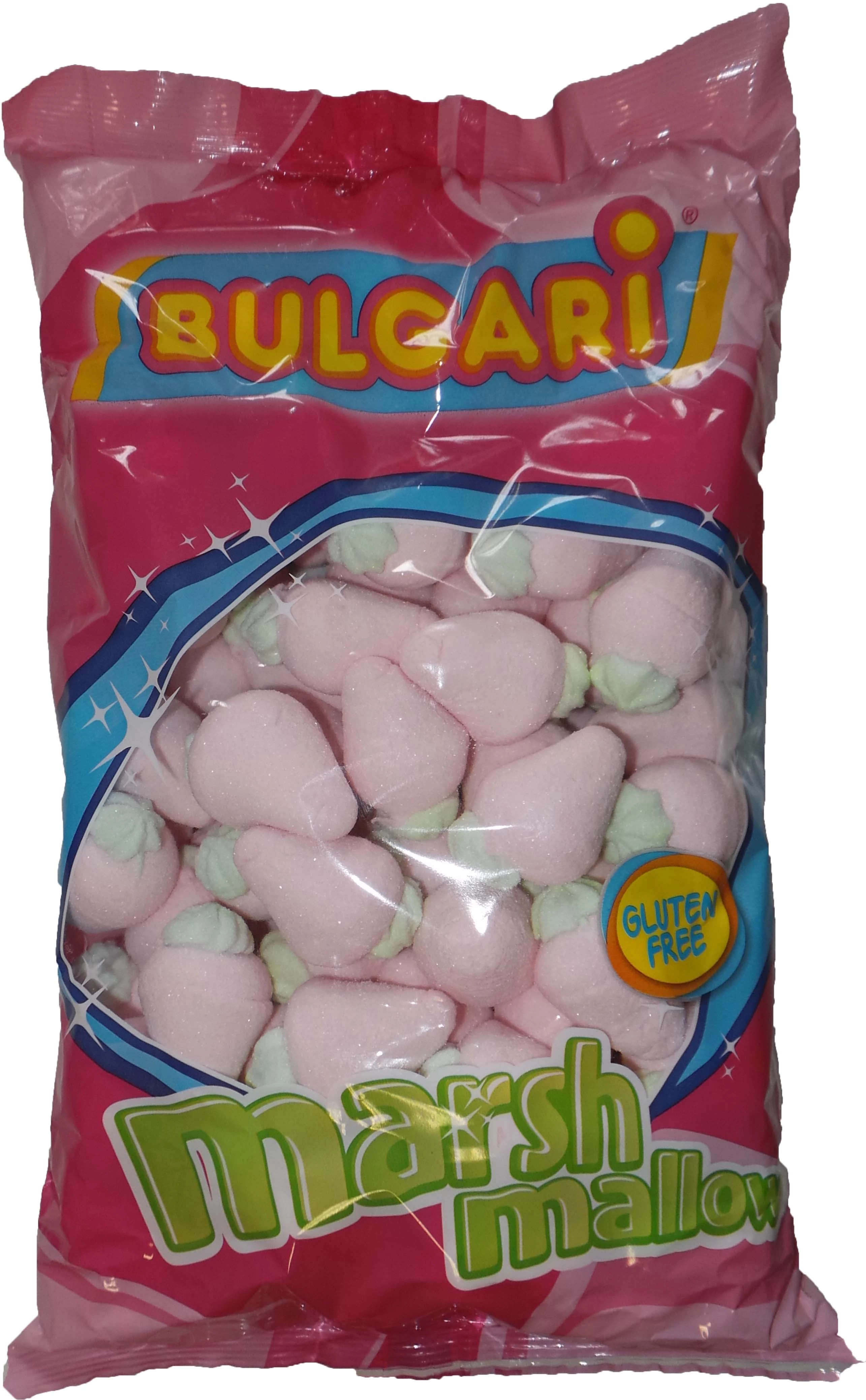 Bulgari marsh mallow eper töltött pillecukor 1000g 