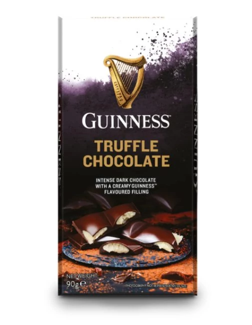 Guinness Sörös Trüffelkrémmel Töltött Étcsokoládé 90g