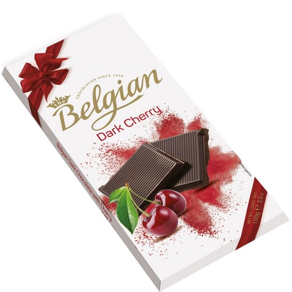 Belgian Cherry Étcsokoládé 100g