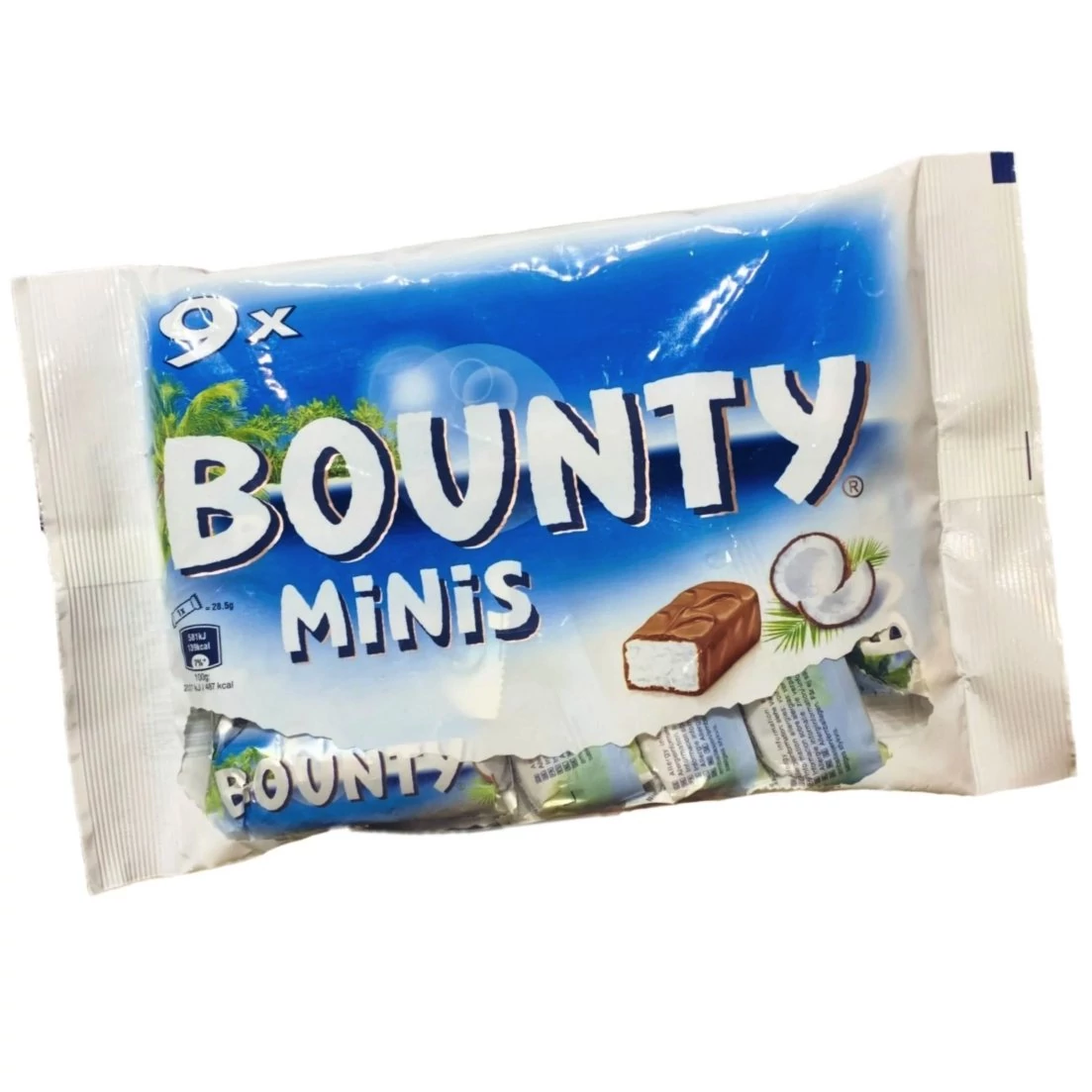 Bounty Minis Tejcsokiba Mártott Kókusz Szeletek 275g