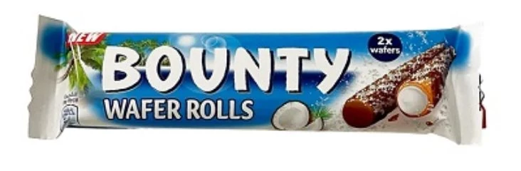 Bounty Wafer Rolls Kókuszos Ostya Tekercs 22,5g