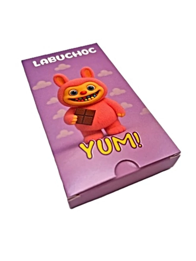 Labuchock Blueberry Áfonyakrémes Csokoládé Robbanócukorkával  75g
