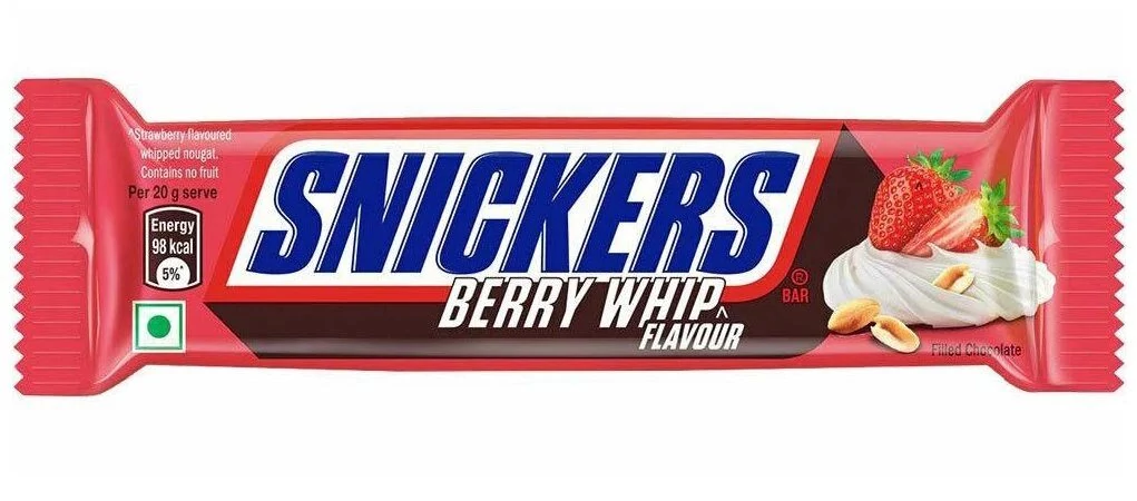 Snickers Berry Whip Epres Tejszínhabos Csokiszelet 40g