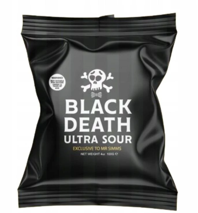 Black Death Ultra Sour Candy 100g