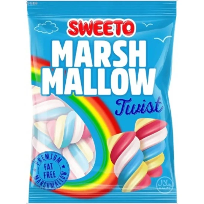 Sweeto Twist Marsh Mallow habcukor 140g