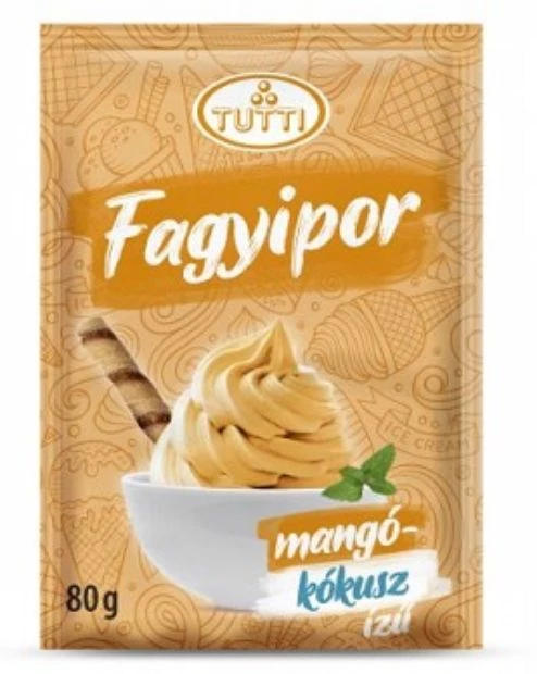 Tutti Fagyipor Mangó-Kókusz Ízben 80g