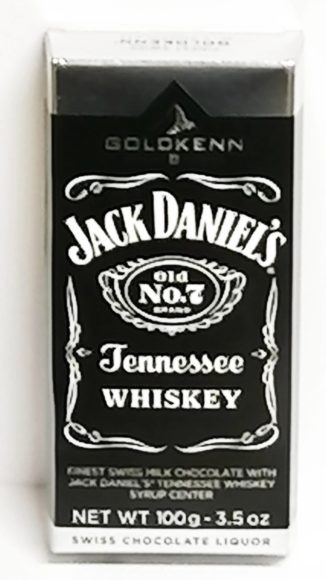 Goldkenn Svájci Jack Daniel's Whisky, Alkoholos Töltött Tejcsoki 100g