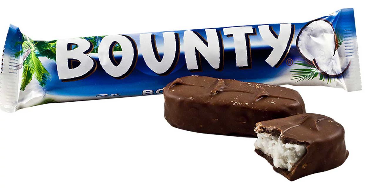 Bounty Tejcsokiba Mártott Kókusz Szeletek 57g