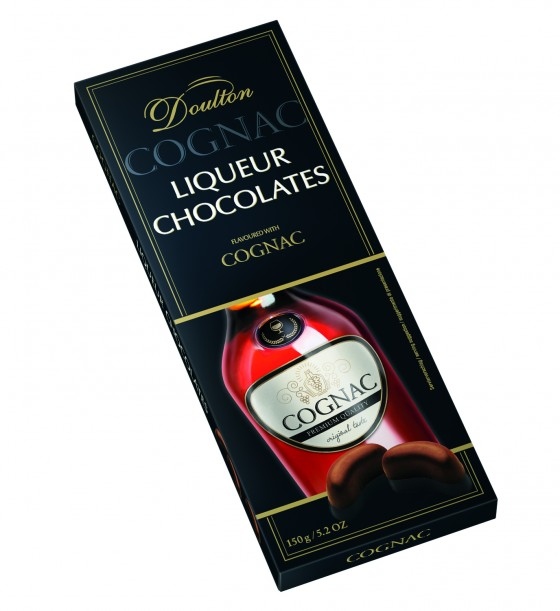 Doulton Brandyvel (Cognac-kal) Töltött Csokoládé Praliné 150g