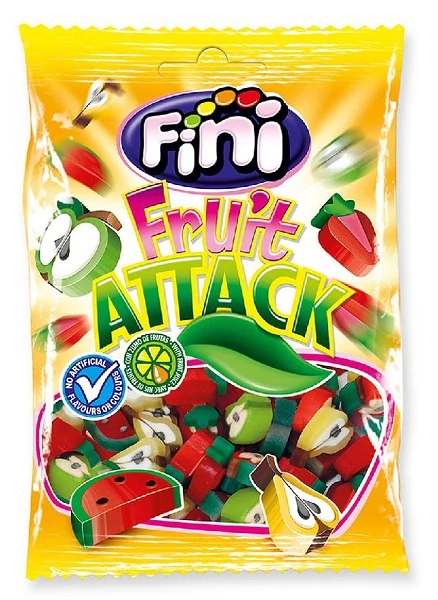 Fini Fruit Attack Gyümölcs Ízű Gumicukor 75g