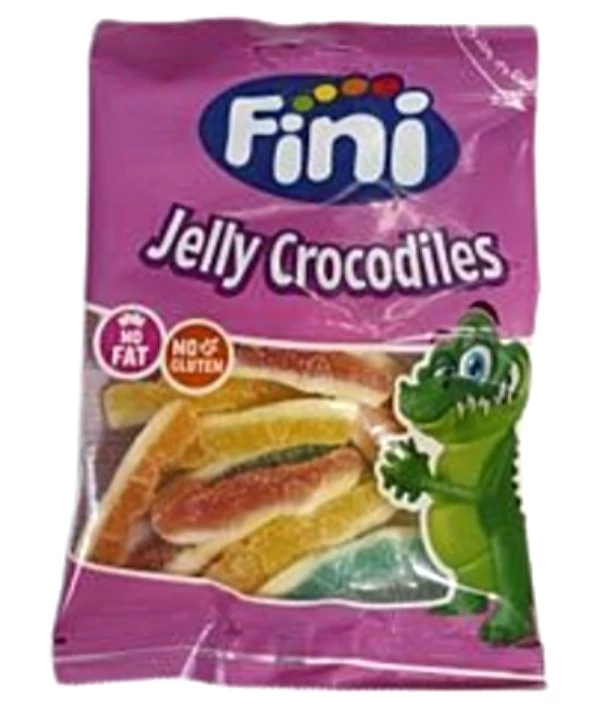 Fini Jelly Sour Crocodiles Vegyes Gyümölcs Ízű Gumicukor 75g