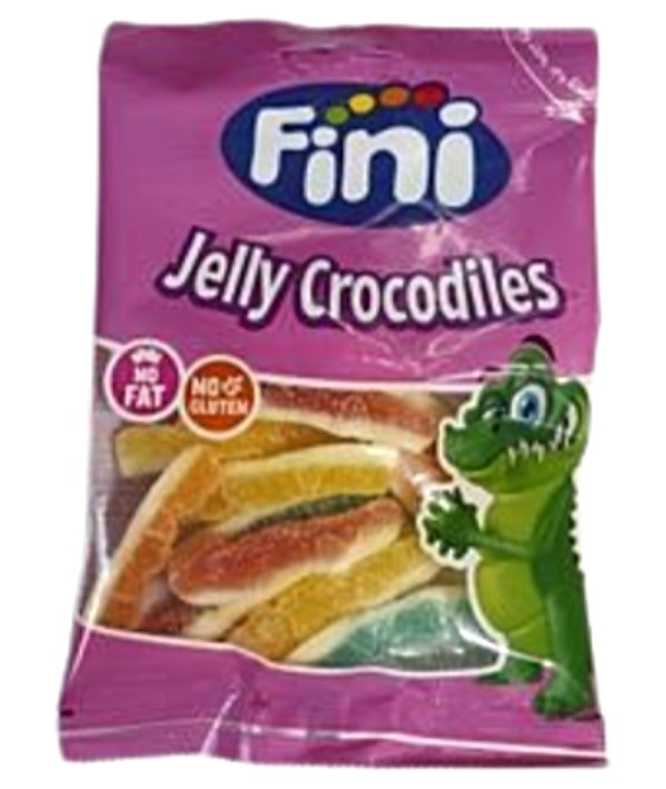 Fini Jelly Sour Crocodiles Vegyes Gyümölcs Ízű Gumicukor 75g