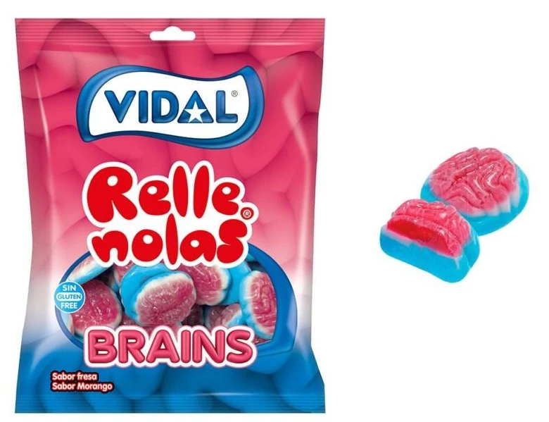 Vidal Töltött Agy Gumicukor 90g