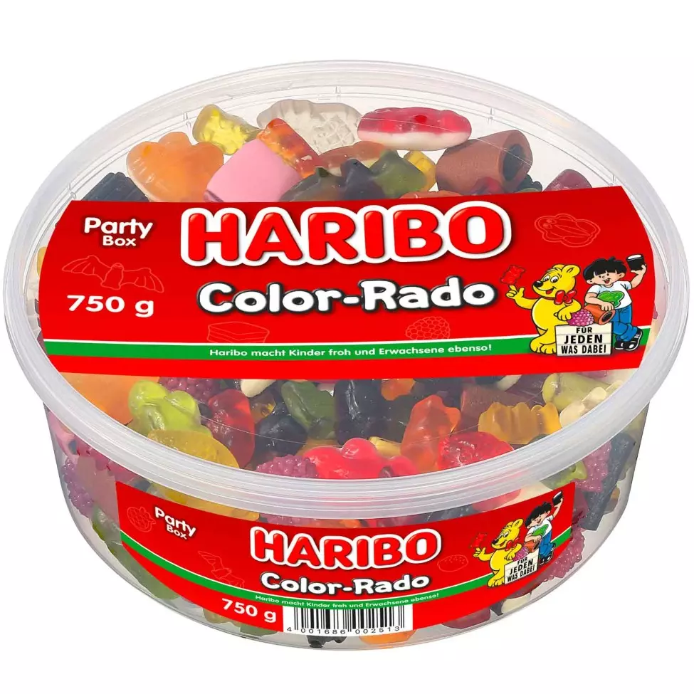 Haribo  Color Rado Tégely 750g