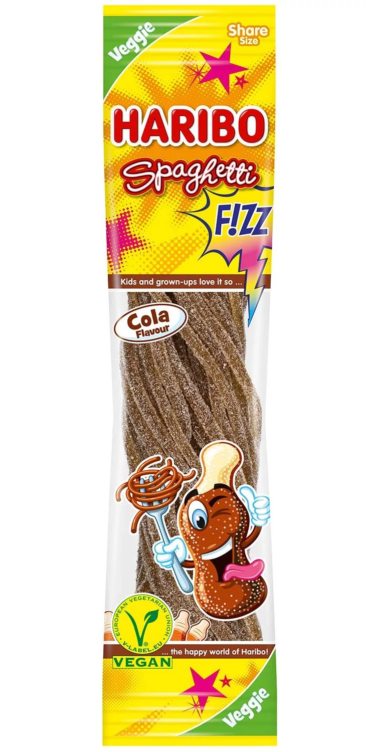 Haribo Vegan Spaghetty Cola Sour 200g