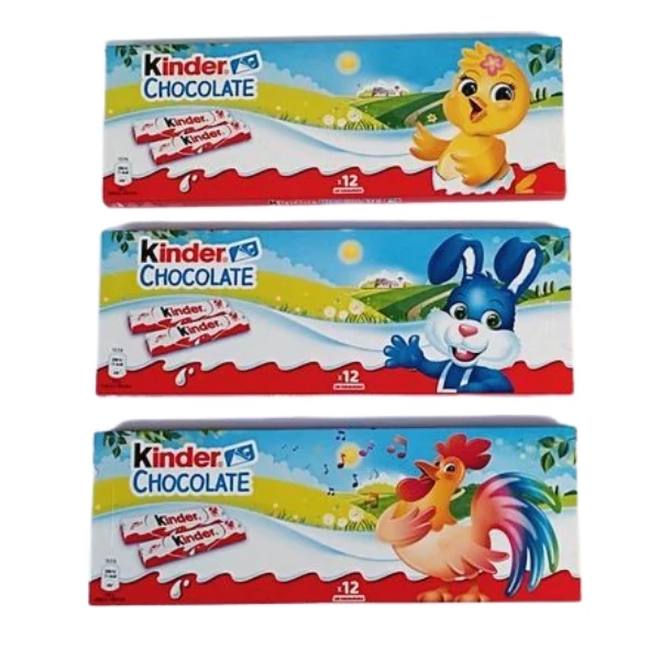 Kinder Húsvéti Csokoládé 12x12,5g 150g(1db)