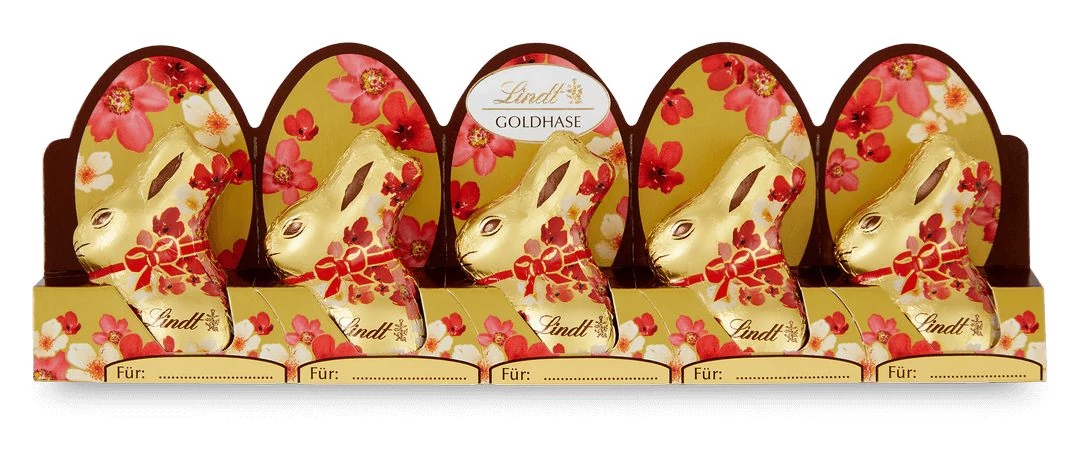 Lindt  Flowers Tejcsokoládé Nyuszik (5*10g) 50g