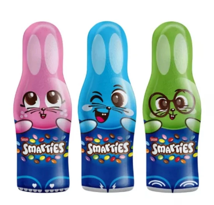 Smarties Tejcsokoládé Nyuszi Tejcsokoládés Cukordrazséval 50g(1db)