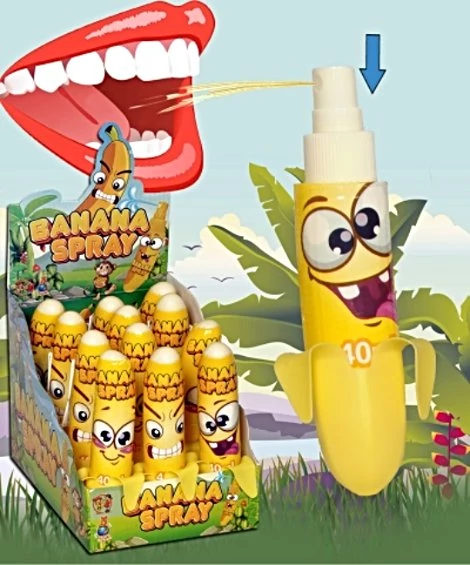 Banana   Spray  Banánízű  Folyékony Cukorkával 40ml (1db)