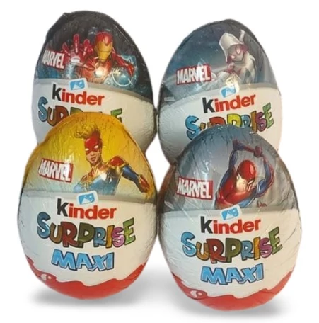 Kinder  Maxi Tojás Marvel Univerzumos  Meglepetés Figurával 100g (1db)