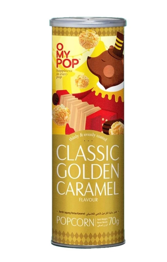 OMYPOP Classic Karamella Ízű Popcorn 70g