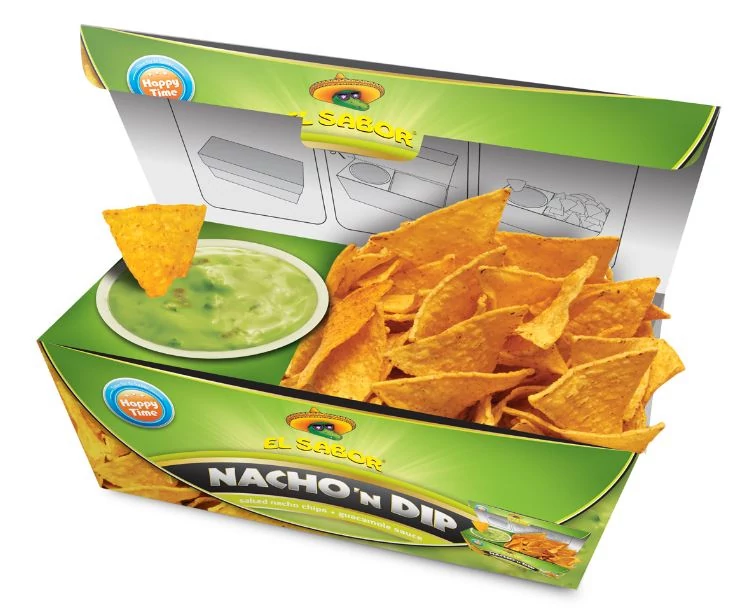 El Sabor Sós Nacho 'N Dip Chips Avokádó Szósszal 175g