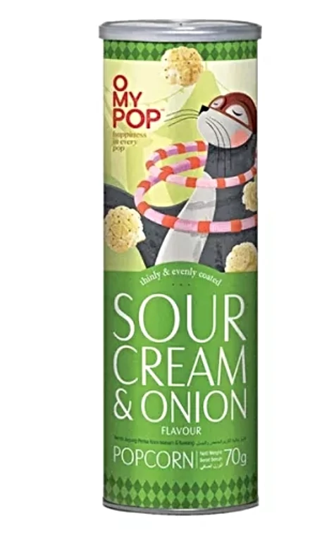 OMYPOP Hagymás-Tejfölös Popcorn 70g