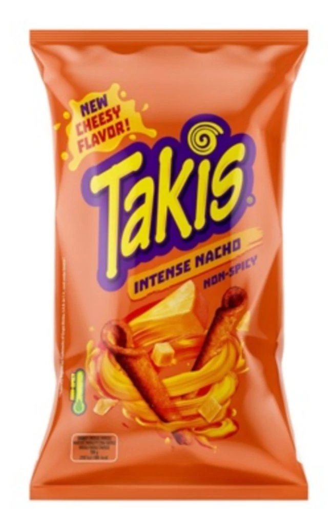 Takis Intense Nacho Non-Spicy Chips 100g