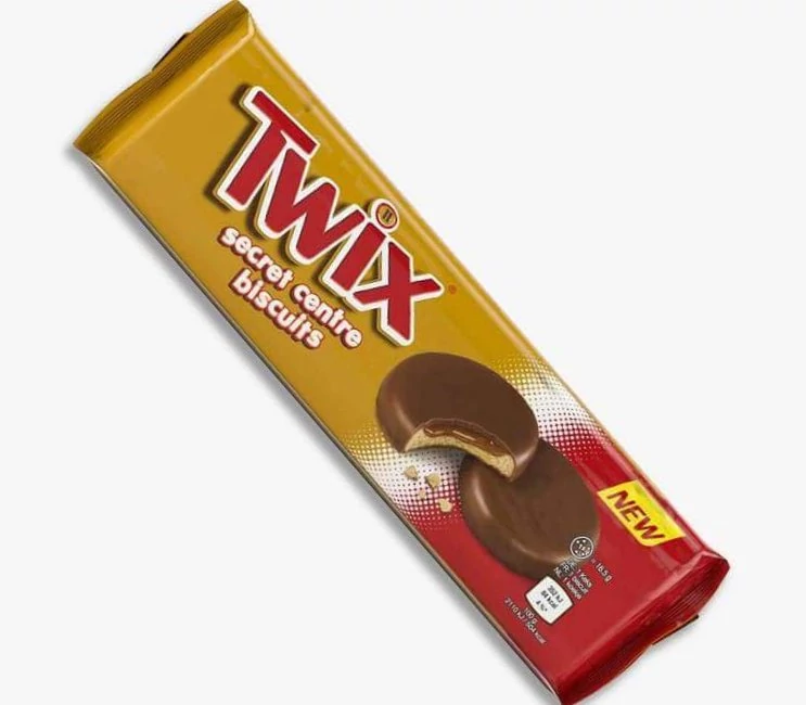 Twix Secret Centre Biscuits 132g