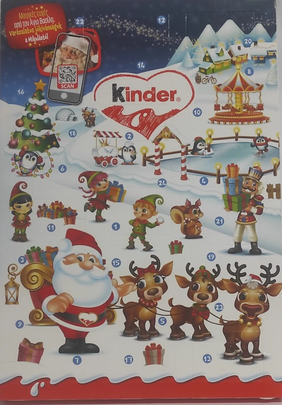 Kinder Adventi Kalendárium 141g