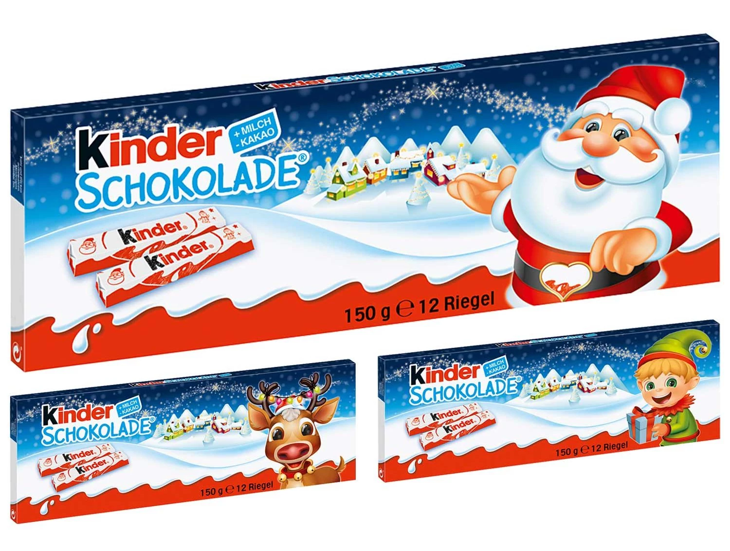 Kinder Karácsonyi Csokoládé 12x12,5g 150g(1DB)