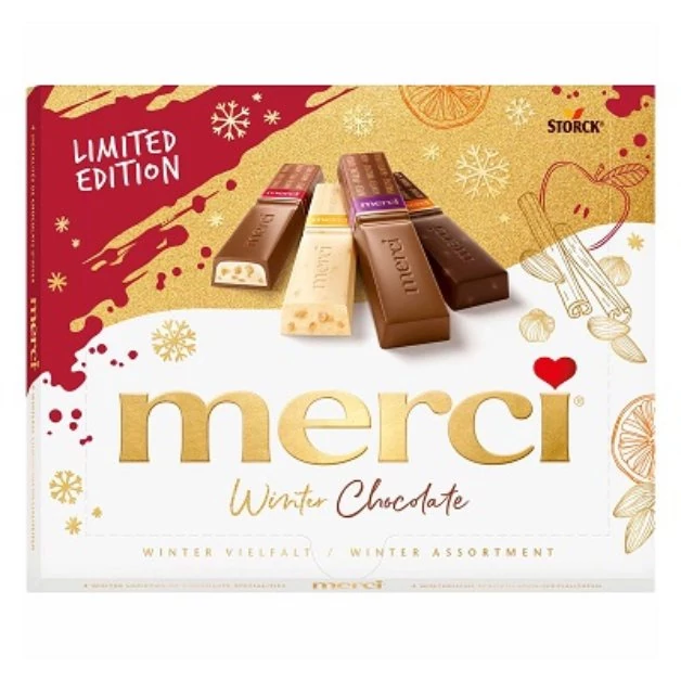 Merci Winter Edition Télies Jellegű Csokoládé Különlegességek 250g