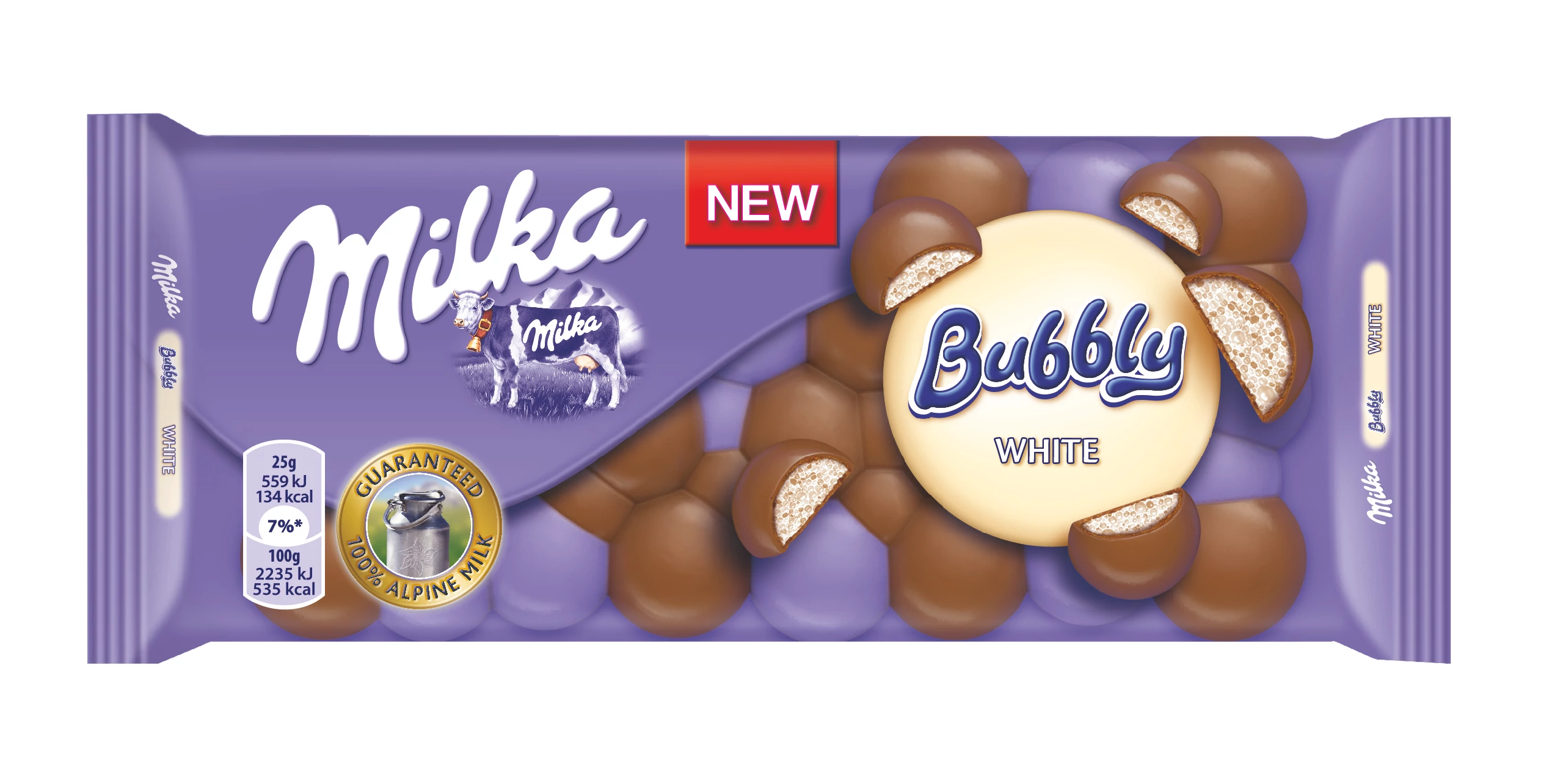 Milka Bubbly fehér csoki 90g