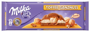 Milka Karamellás-egészmogyorós tejcsoki 300g