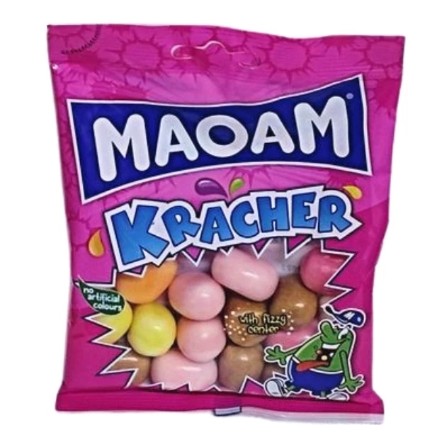 Maoam Pezsgő Porral Töltött Gyümölcsös és Cola ízű Rágócukorka 70g