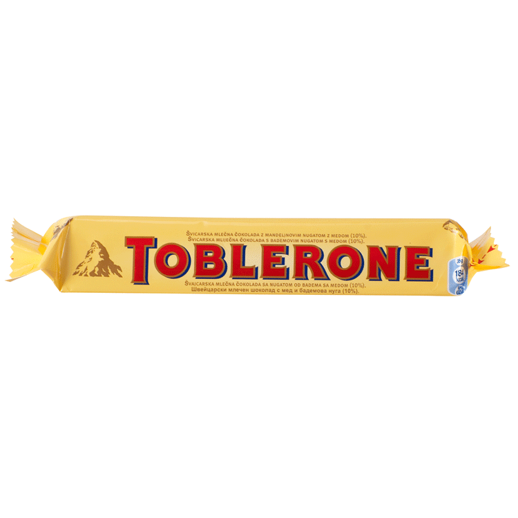 Toblerone Tejcsokoládé Mézzel és Mandulanugáttal 35g