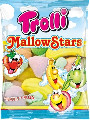 Trolli mallow star (vegyes) 150g