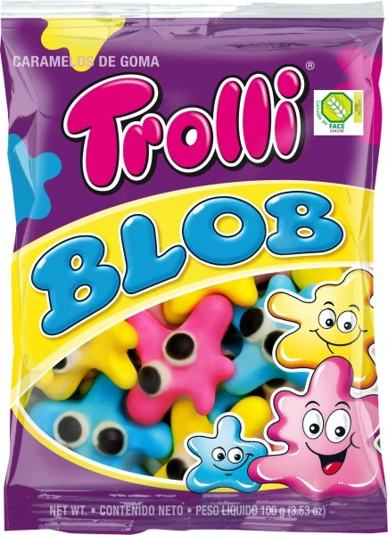 Trolli Blob Gluténmentes Gumicukor 100g