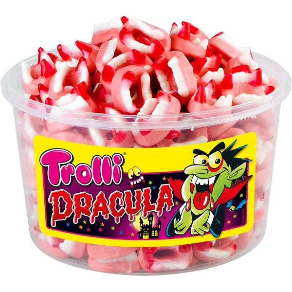 Trolli Tégelyes Fogsor Gumicukor 1050g 