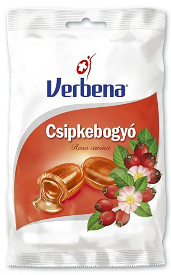 Verbena töltött cukorka Csipkebogyó 60g