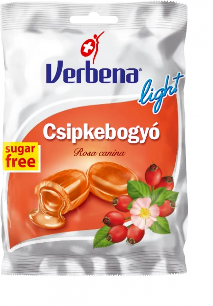 Verbena Cukormentes Csipkebogyó Töltött Keménycukorka  60g