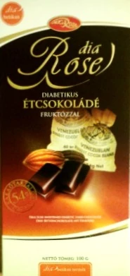 Dia Rose Diabetikus étcsoki fruktózzal  100g