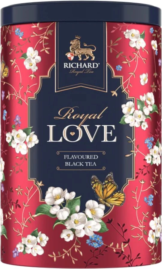 Richard Royal Ceylon Love Fémdobozos Fekete Tea (Red) 80g